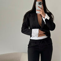 BLAZER CROP TOMBOY - CLTHS THE LABEL